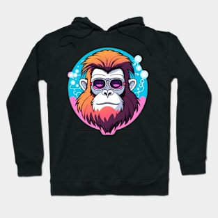 Ape Monkey Illustration Hoodie